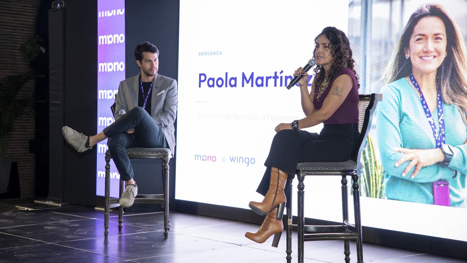 Conversatorio del lanzamiento de la alianza entre Wingo y Mono